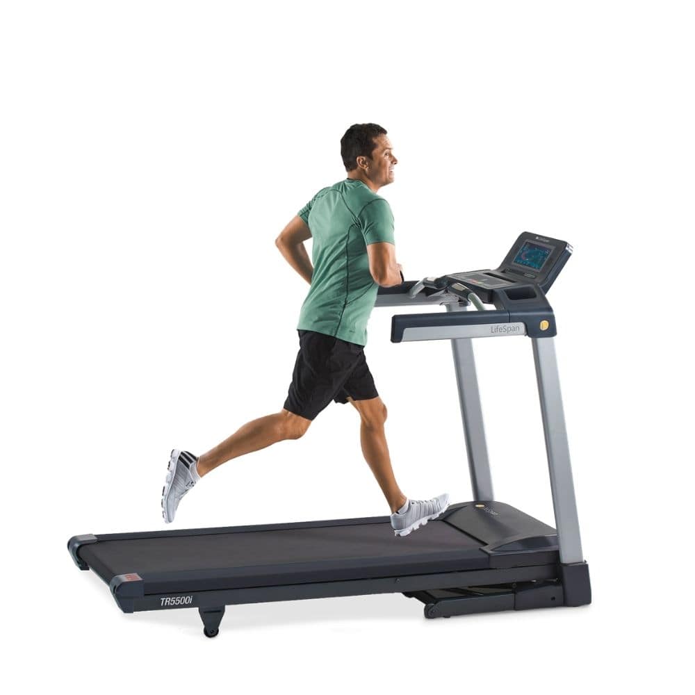 LifeSpan Fitness TR5500iM Folding Treadmill - Compact Home Gym Equipment for Running & Walking | Perfect for Small Spaces & Home Workouts