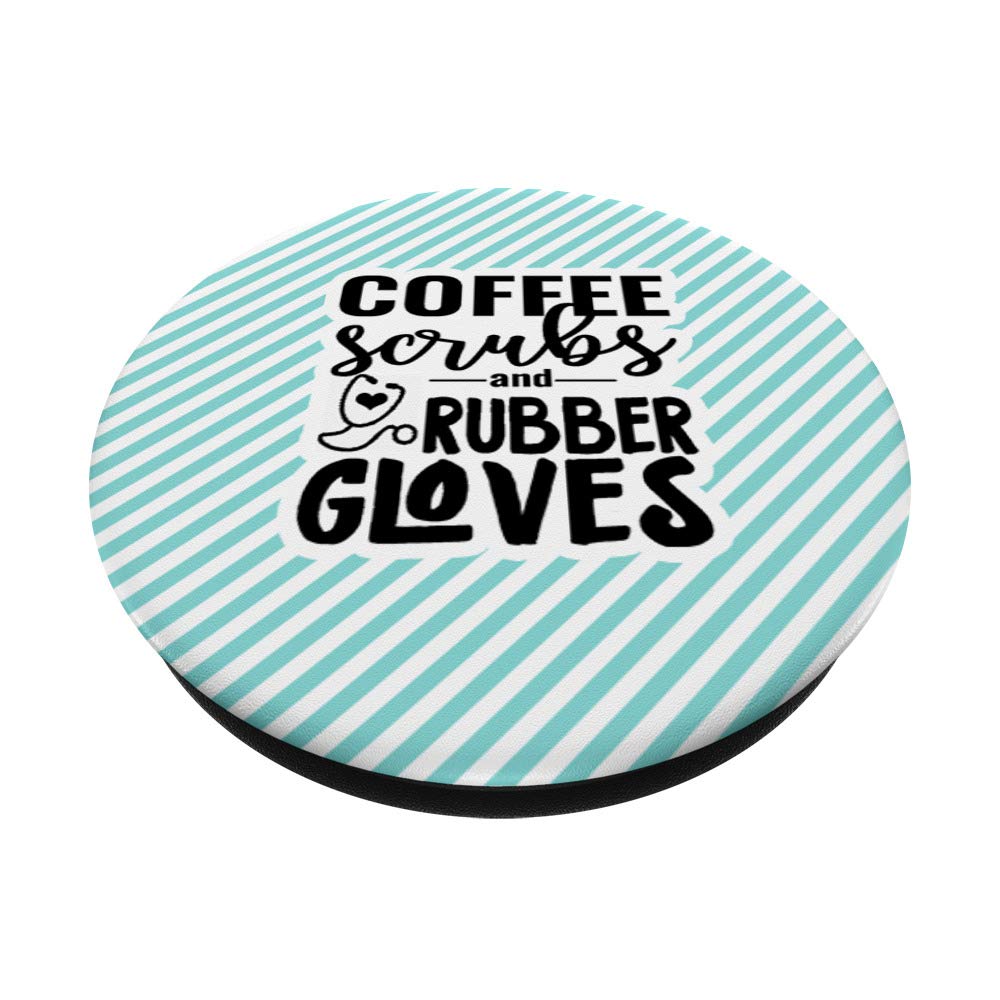 Exfoliating Coffee Body Scrub - Perfect Gift for Nurses & Healthcare Workers | PopSockets Swappable Phone Grip for iPhone & Android | Spa Day & On-the-Go Essentials