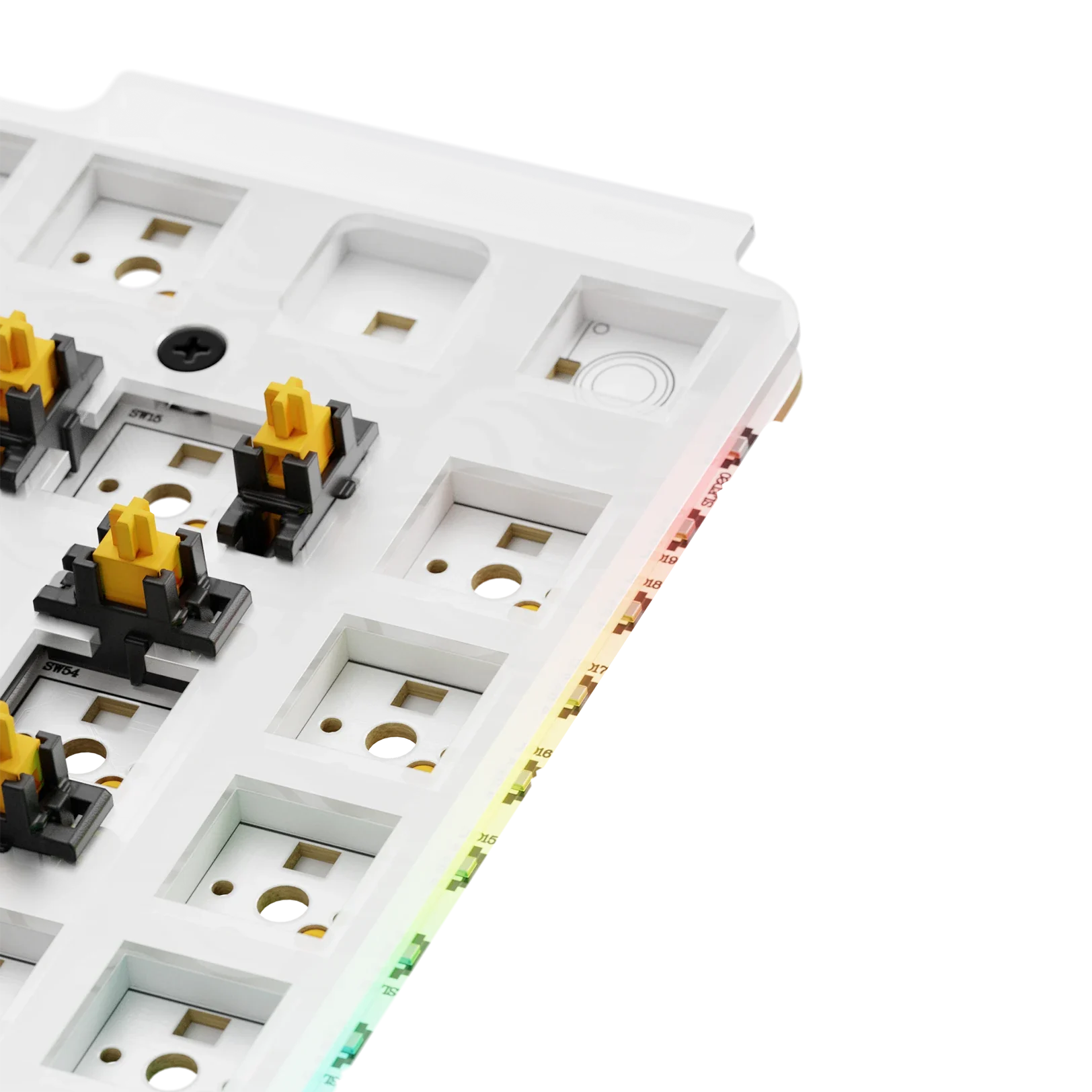 GMMK 3 Switch Plate - 75% Polycarbonate ISO Layout Mechanical Keyboard Replacement Part for Custom Builds | Gaming & Typing Upgrade