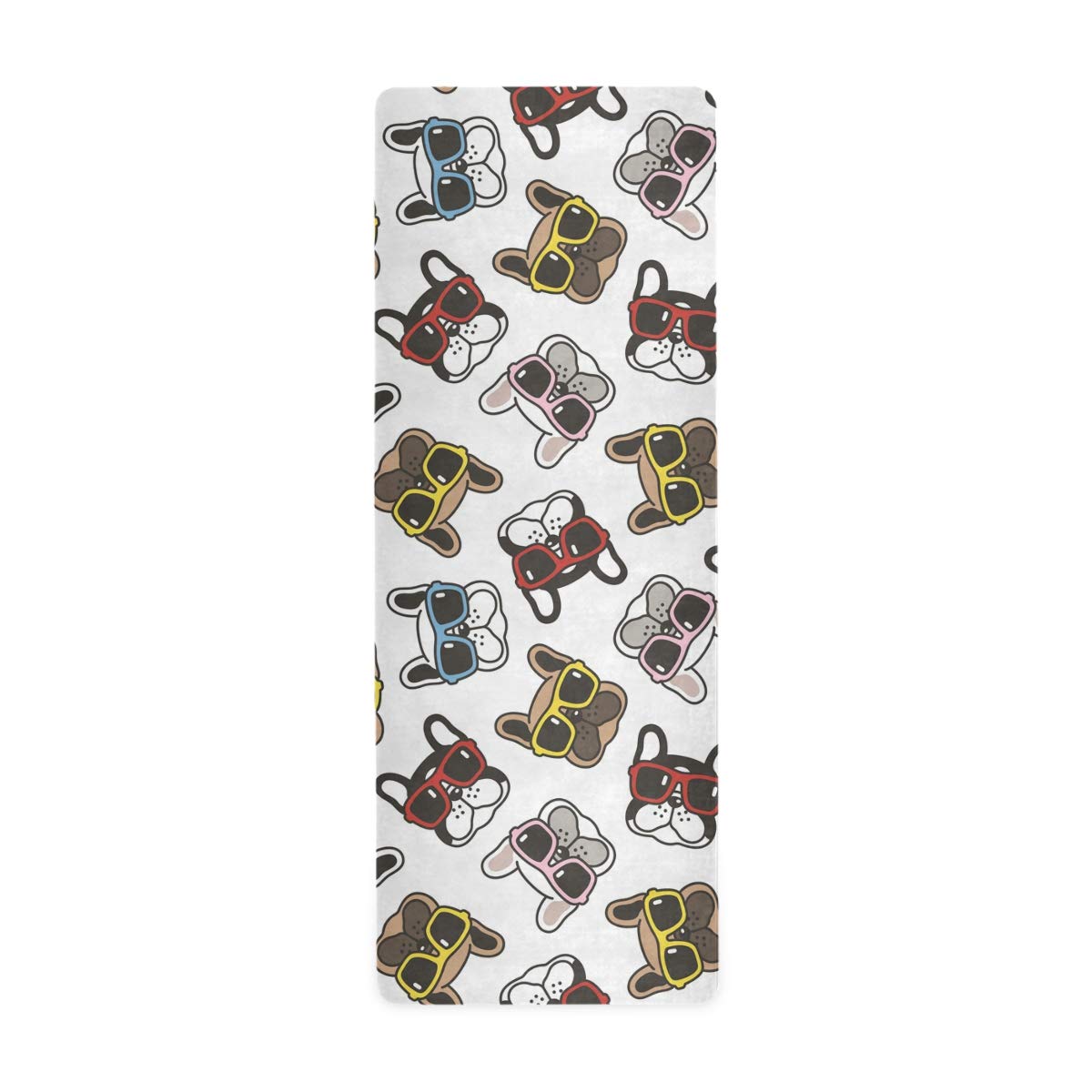 ALAZA Non-Slip Yoga Mat with Cute Puppy Star Design - Premium Exercise Mat for Yoga, Pilates & Home Workouts - Perfect for Gym, Studio & Indoor Fitness Activities