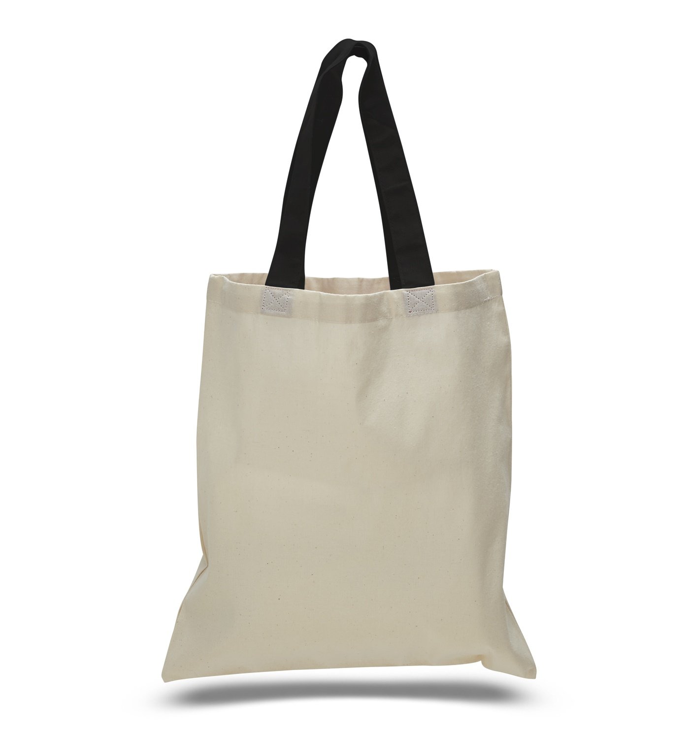 15-Pack Eco-Friendly Cotton Tote Bags with Colorful Handles - Perfect for Grocery Shopping, Beach Trips & Reusable Gift Bags