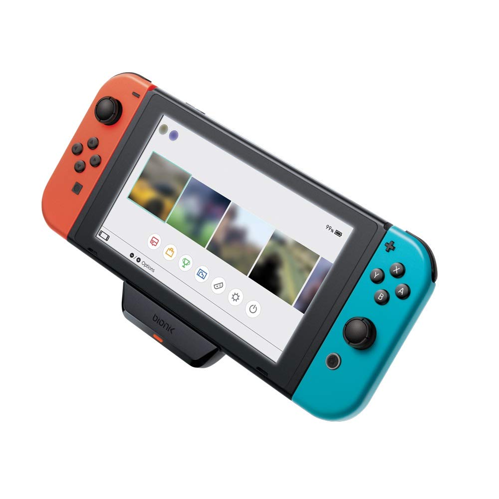 Bionik BT Audio Sync Wireless Bluetooth Adapter for Nintendo Switch - Compatible with AirPods, Beats by Dre & More | Dual Headset Connection, USB-C Charging Port | Perfect for Gaming, Travel & Hands-Free Calls