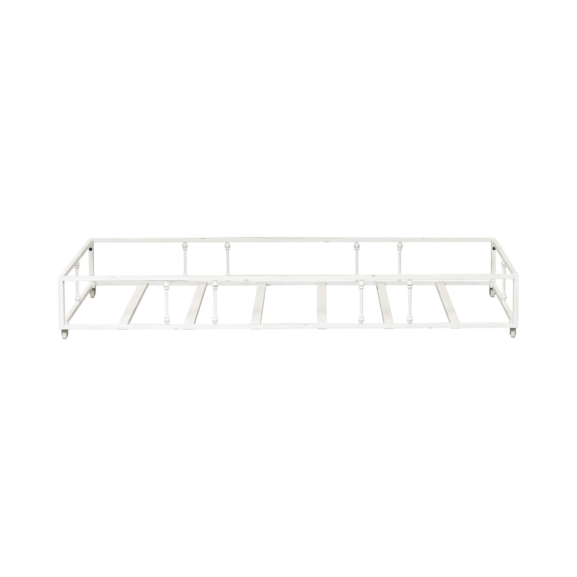 Liberty Furniture Industries Vintage Series Trundle Bed with Metal Frame - Perfect for Guest Rooms, Kids' Rooms & Small Spaces