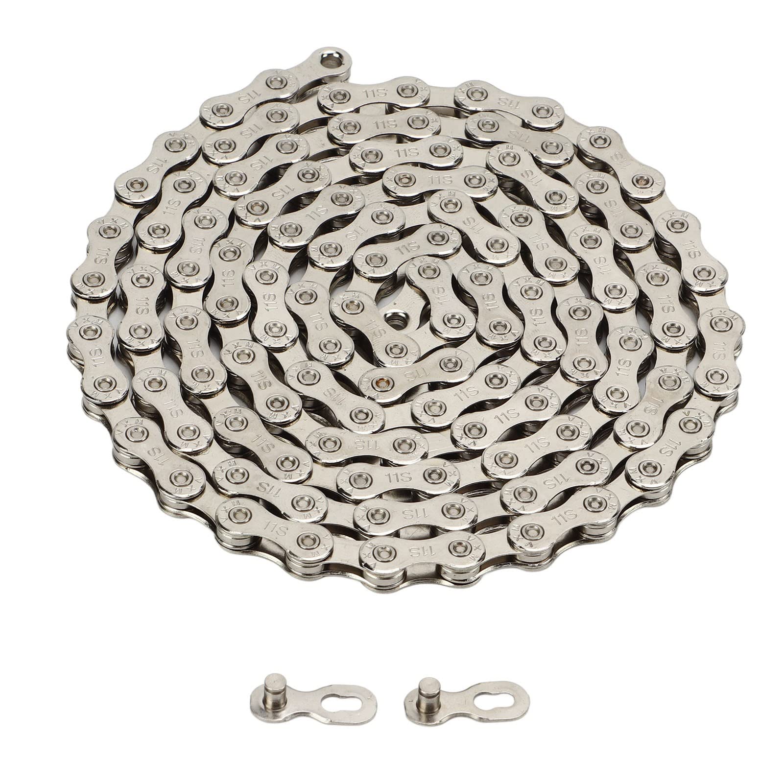 Keenso 11-Speed Mountain Bike Chain - Durable Electroplated Anti-Rust Bicycle Chain for Road & Folding Bikes | Perfect for Trail Riding, Commuting & Urban Cycling