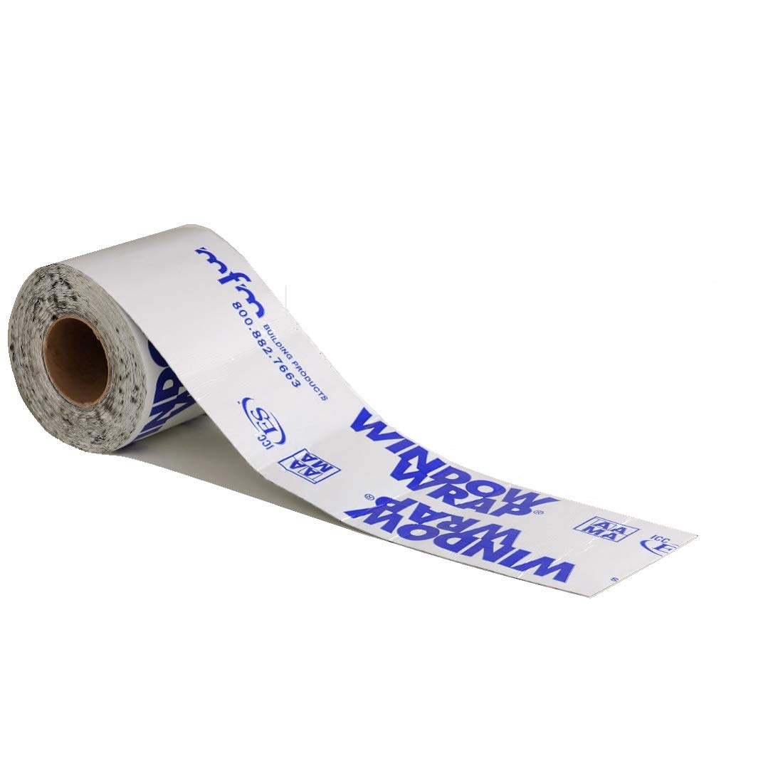 MFM White Window Wrap - Pack of 6 (6 Inch) for Home Insulation & Weatherproofing | Perfect for Winter Draft Protection & Energy Savings
