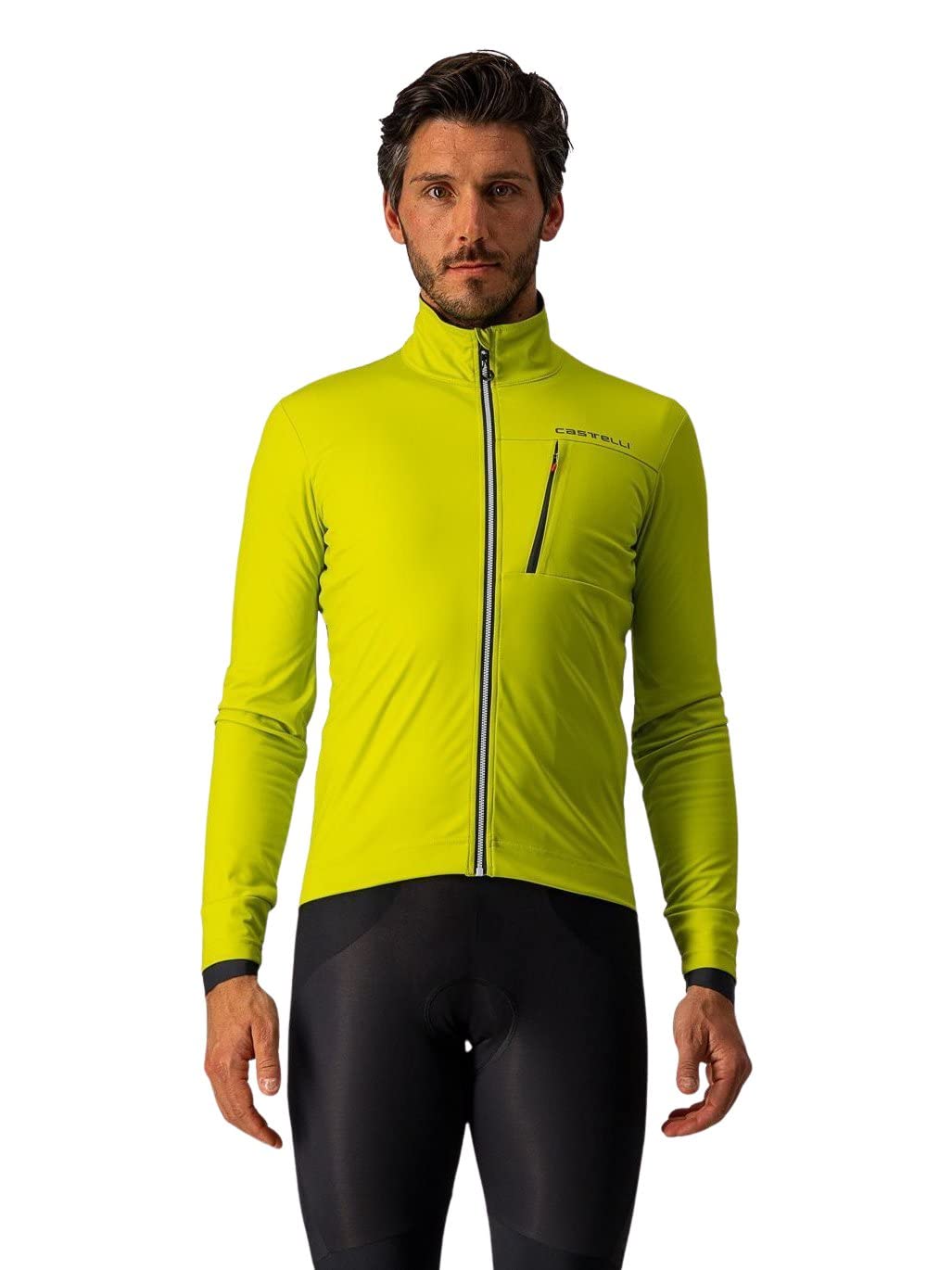 Castelli Men's Go Jacket - Water-Resistant Windproof Cycling Jacket for Road & Gravel Biking | Lightweight Breathable Bike Jacket for All-Weather Riding | Perfect for Commuting, Training & Outdoor Adventures