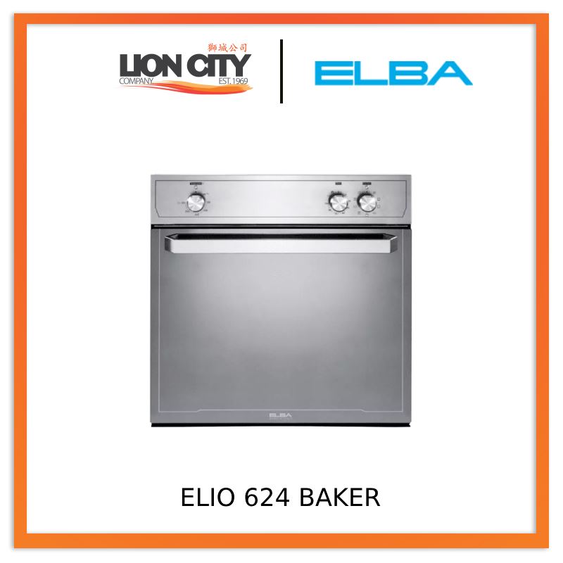 Elba ELIO 624 Built-in Oven - Professional Stainless Steel Baker Oven for Home Baking, Pastries & Bread | Perfect for Kitchens, Bakeries & Restaurants