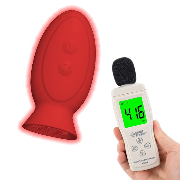 12 Function USB Rechargeable Clitoral Vibrator - Silent Waterproof Adult Sex Toy with Soft Touch Stimulator for Women, Desire Enhancement, Red by MAGICNITZ | Perfect for Solo Play & Couples Intimacy