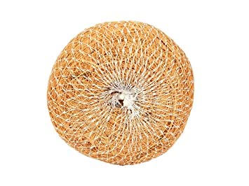 SaioStore Handmade Coconut Fiber Body Scrubber - Natural Herbal Exfoliator for Smooth Skin (Pack of 3, Brown) | Perfect for Shower, Bath & Spa Day Self-Care Routine