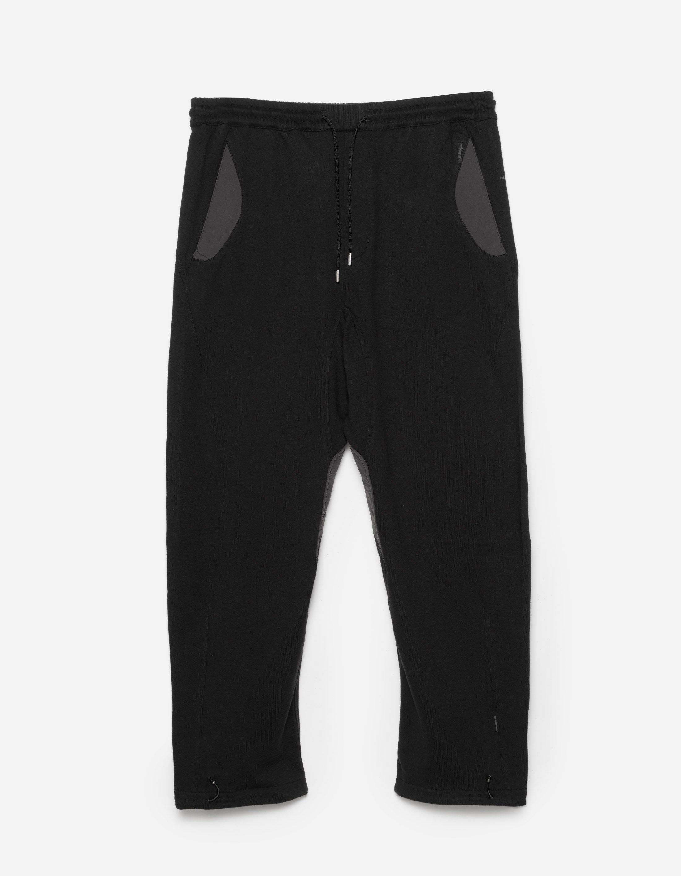 Organic Cotton Articulated Sweatpants for Men - Black | Comfortable Joggers for Yoga, Gym & Lounge Wear