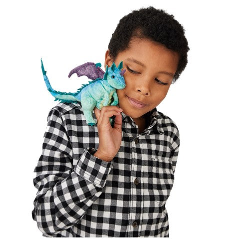 Folkmanis Dragon Finger Puppet - Hand Puppet for Kids, Storytelling & Pretend Play - Perfect for Gifts, Classroom & Interactive Playtime