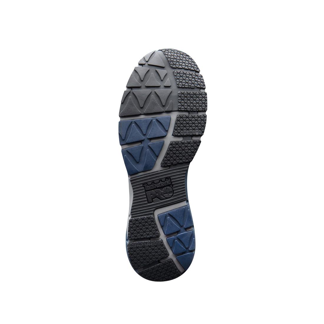 Radius Composite Toe Work Shoes for Men - Lightweight Safety Grey Work Boots for Construction & Warehouse - OSHA Compliant Non-Metallic Toe Protection