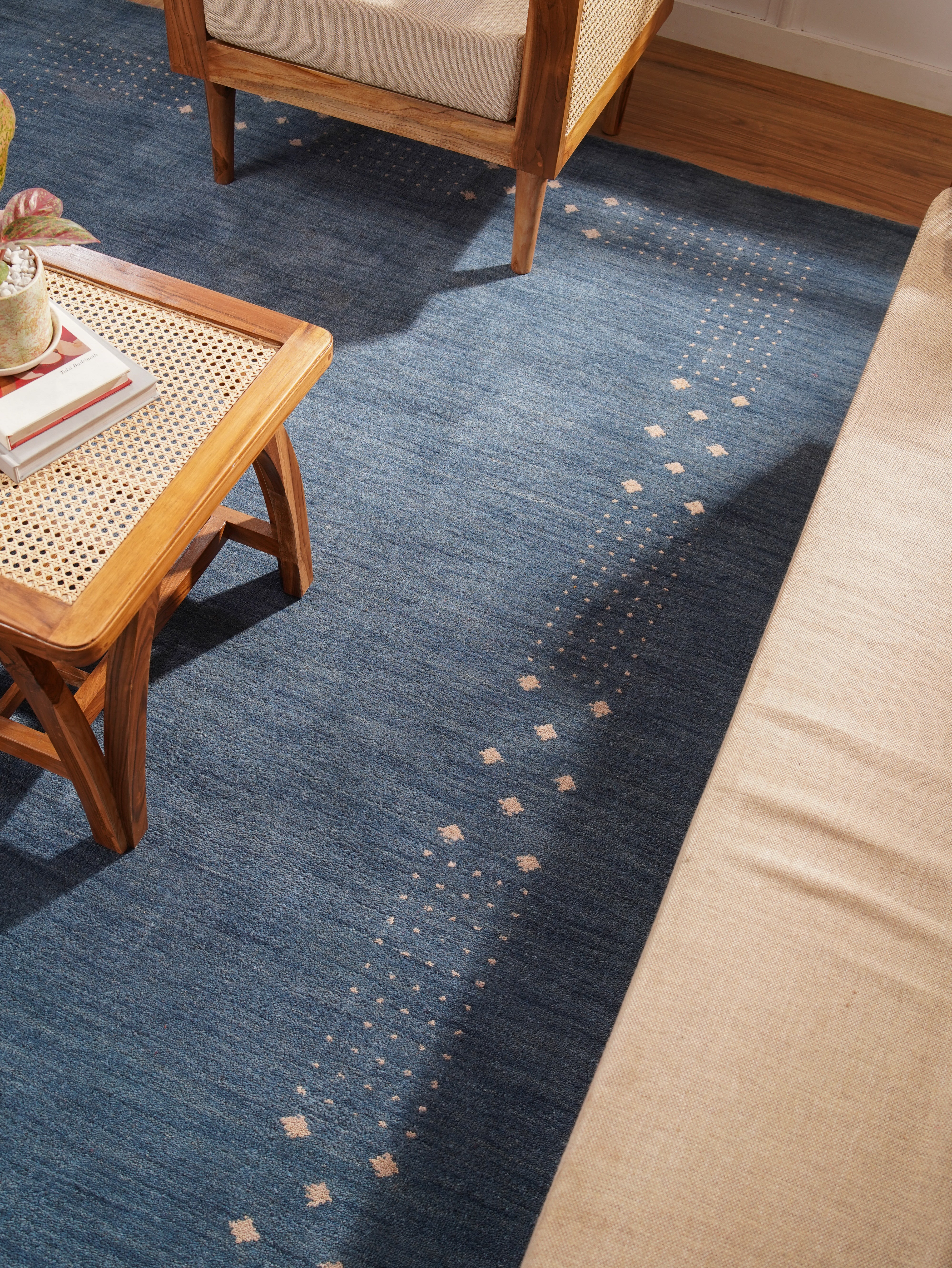 Premium Hand-Knotted Wool Rug - Luxurious & Durable for Living Room, Bedroom, or Office - Shenzhen Handmade Carpet