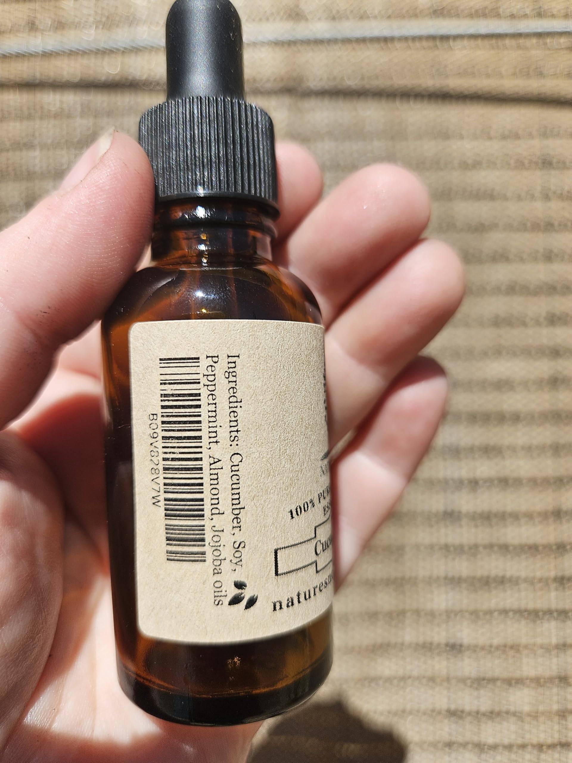 100% Pure Cucumber Mint Essential Oil by Nature's Note Organics - 1 Fl Oz - Aromatherapy, Relaxation & Skin Care - Perfect for Diffusers, Massage & DIY Beauty Products