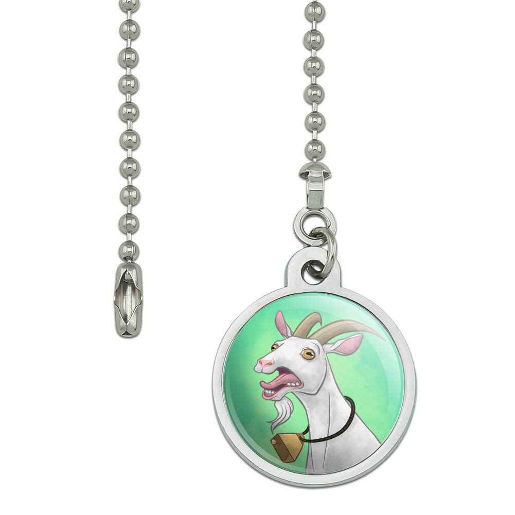 GRAPHICS & MORE Screaming Goat Ceiling Fan Pull Chain - Decorative Light Switch Pull for Home, Bedroom, Kitchen - Fun Novelty Fan Accessory for Unique Interior Design