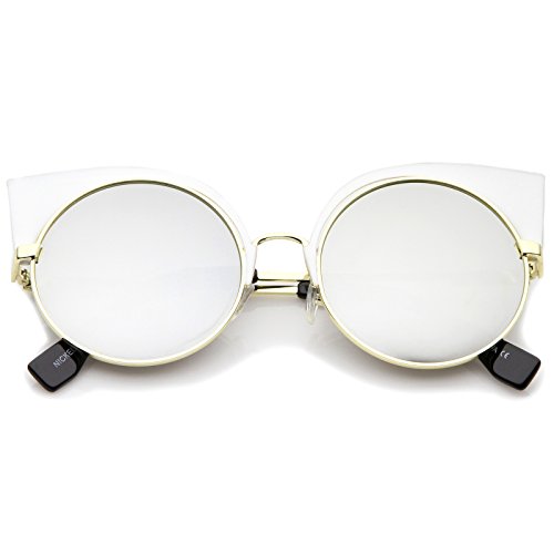 White / Silver Mirror