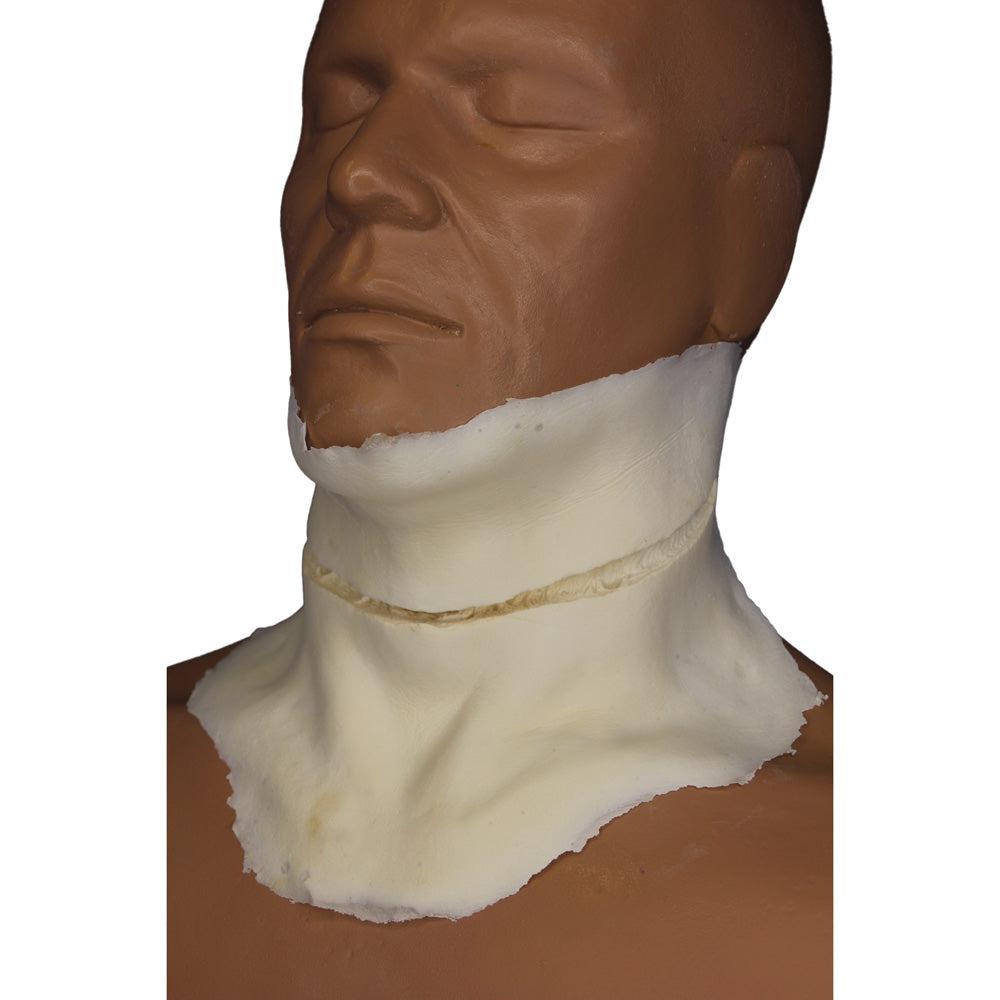 Premium Foam Latex Prosthetic - Realistic Rubber Wear Slit Throat FX Makeup (FRW 082) for Halloween, Cosplay & Horror Film Special Effects