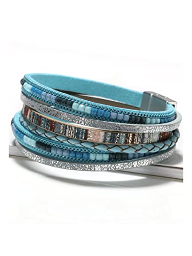 A4:stackable bracelets(blue)