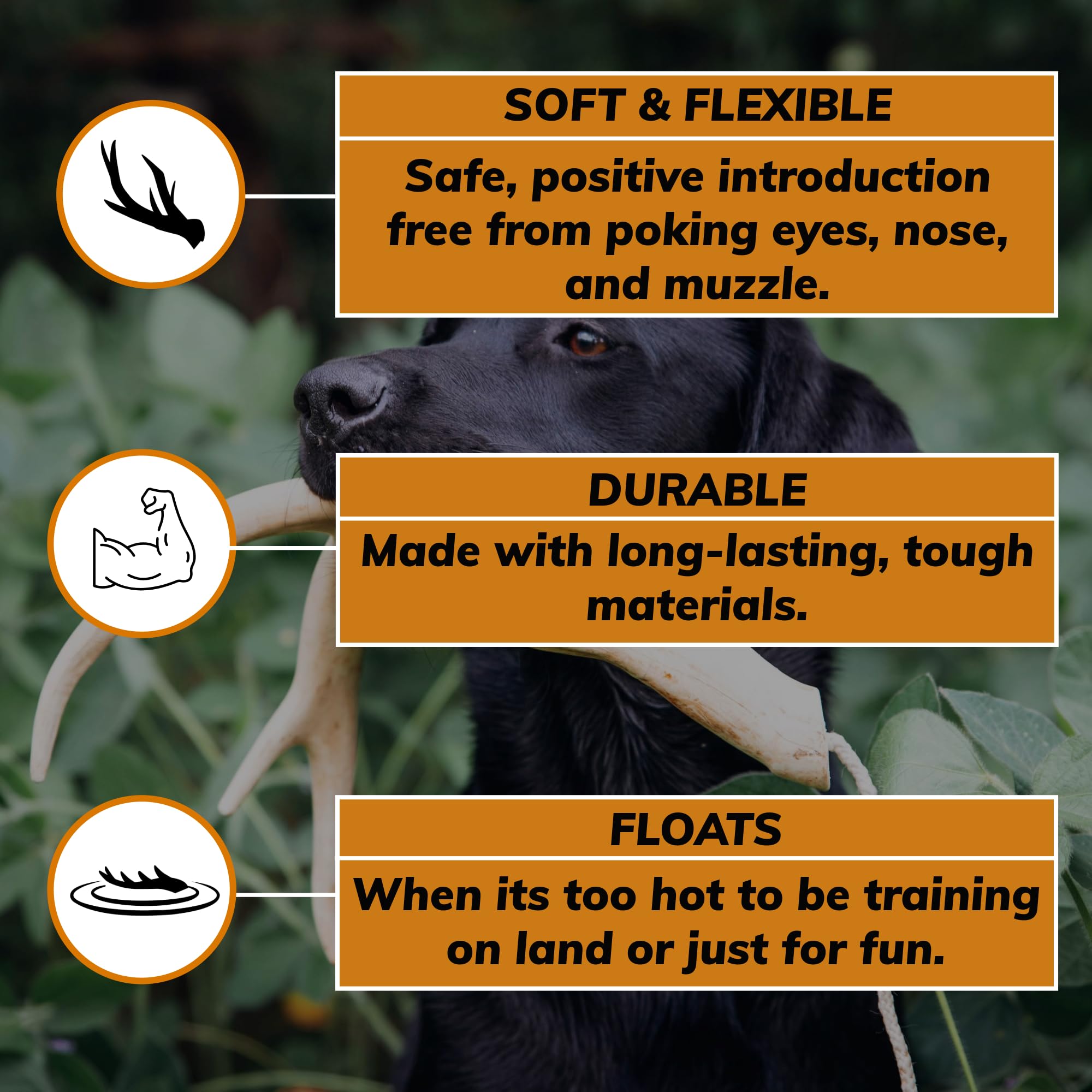 Premium Dog Bone Shed Training Dummy for Hunting Dogs - Scent Training Kit with Durable Brown Chew Toy | Perfect for Outdoor Hunting Practice, Obedience Training & Scent Work Exercises