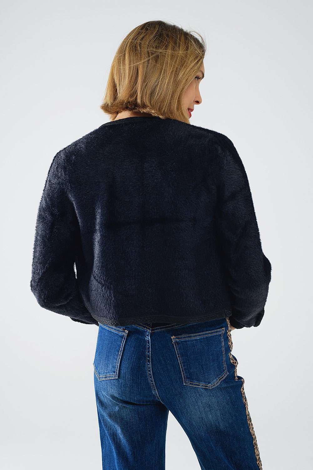 Premium Soft & Cozy Black Cardigan for Women - Perfect for Casual Wear, Office, and Relaxing at Home