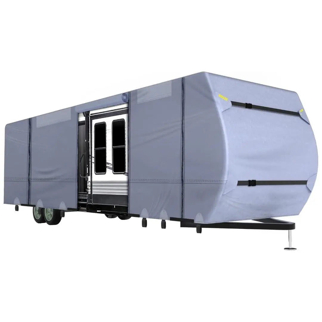 WEIZE 5-Layer 300D Oxford RV Cover for Travel Trailers & Motorhomes 29'1