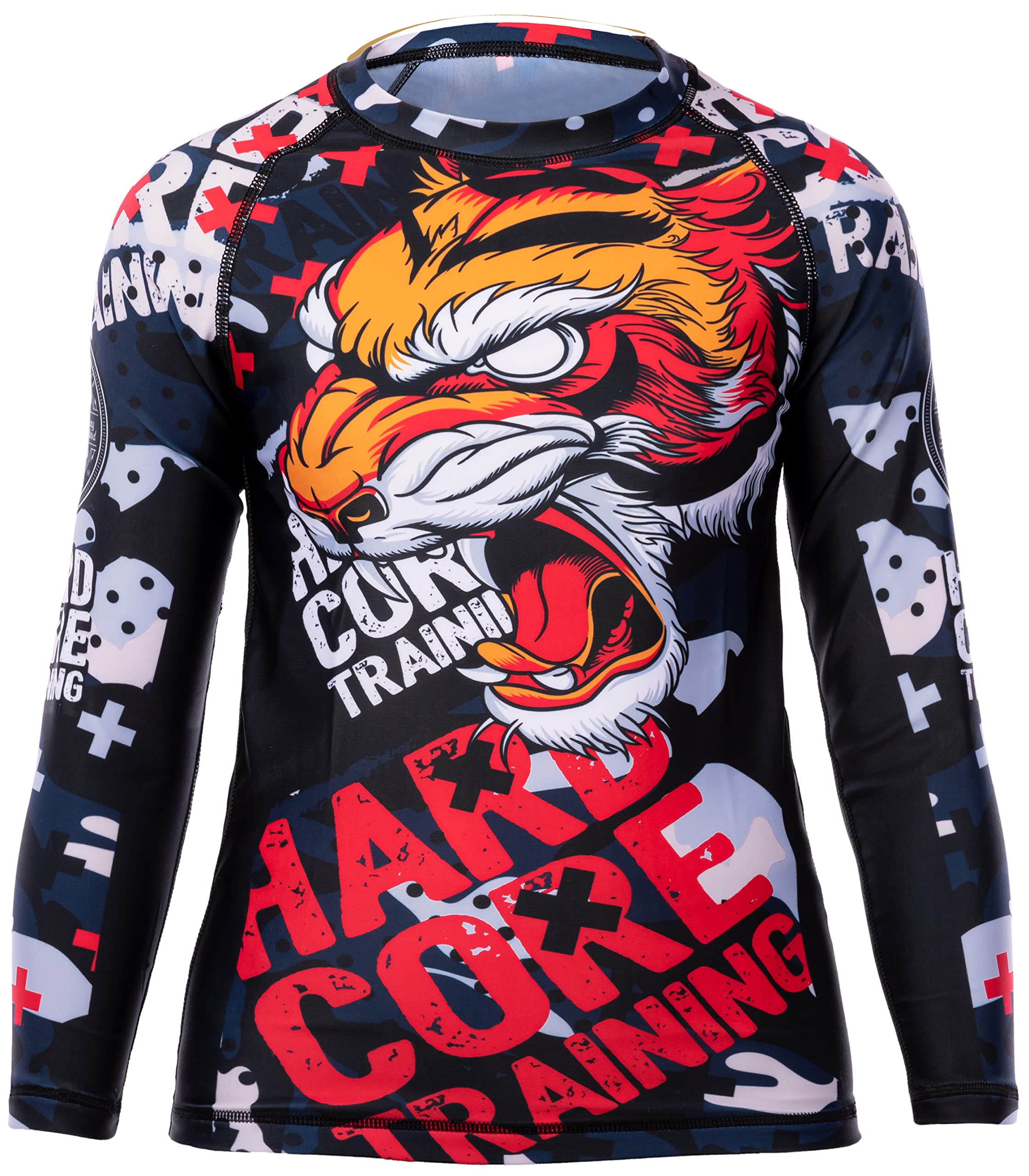 Kids Rash Guard Compression Base Layer - No Gi BJJ Training, Fitness Workout, Running & Boxing - Moisture Wicking & UV Protection for Active Children