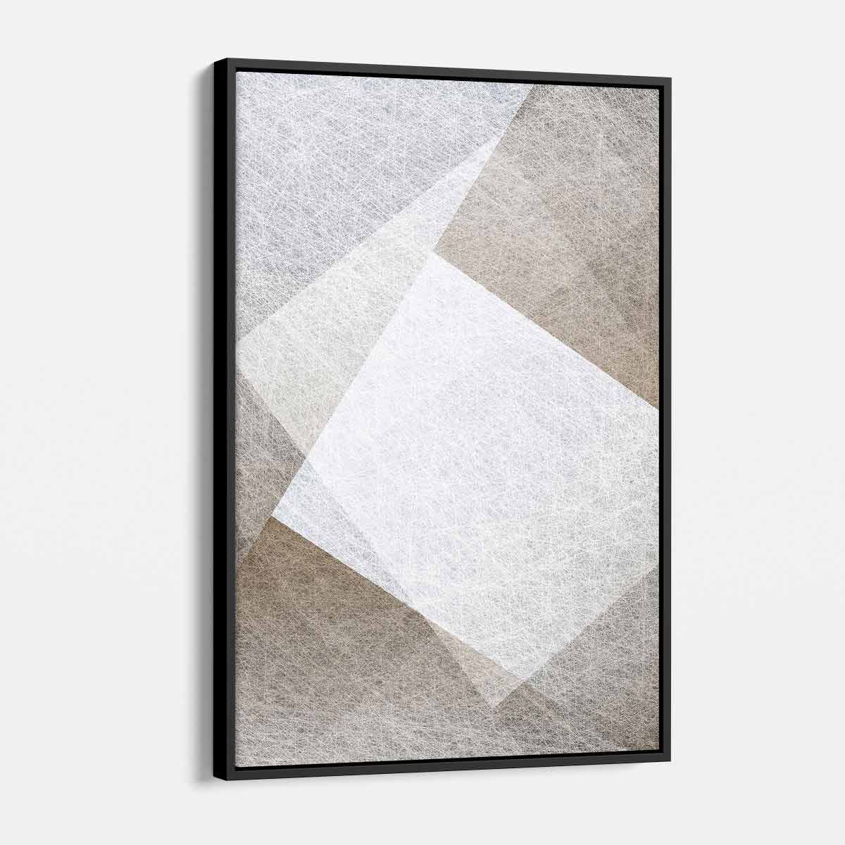 Grey Abstract Wall Art Canvas Painting - Modern Home Decor for Living Room, Bedroom & Office (4529)