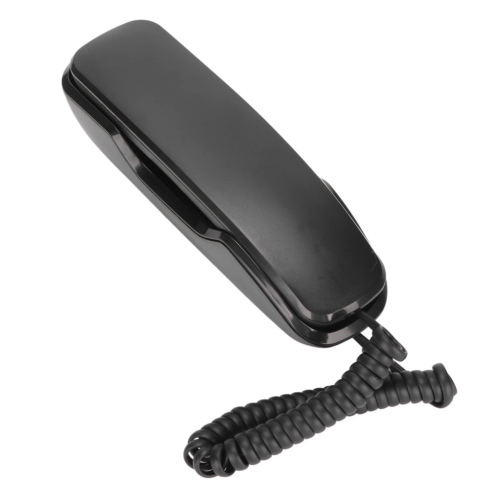 Vintage Wall Phone - Retro Office Telephone with Mounting Holes, Classic Black Home Decor for Living Room, Bedroom, or Office | Perfect for Home, Office & Vintage Style Interiors