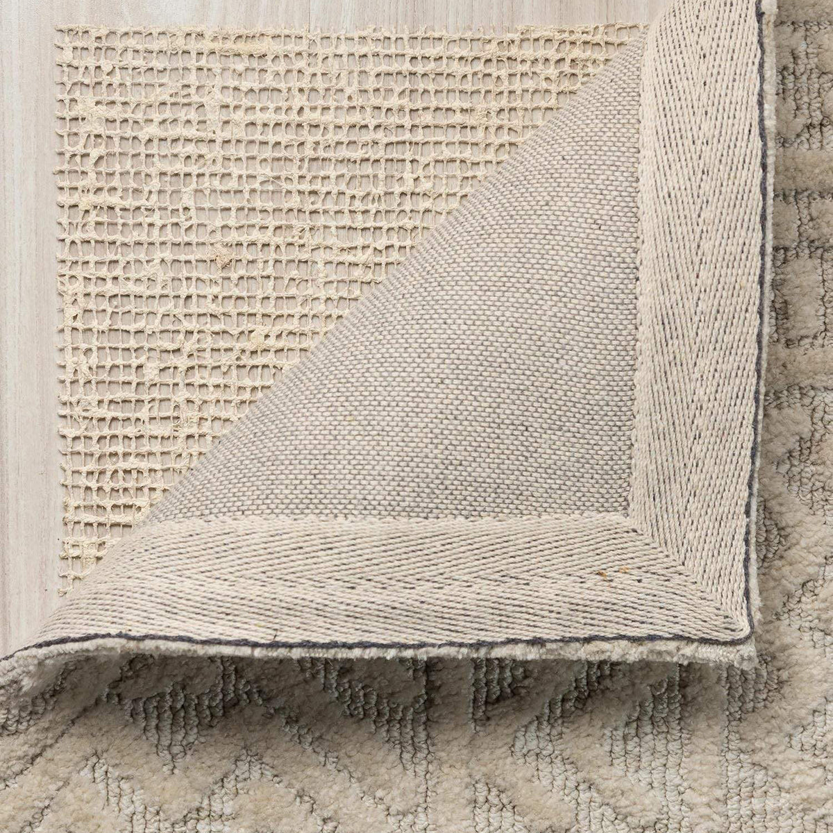 Non-Slip Rug Pad Gripper - Premium Anti-Slip Rug Underlay for Hardwood Floors & Tile - Washable Rug Grip for Living Room, Bedroom, Kitchen Safety