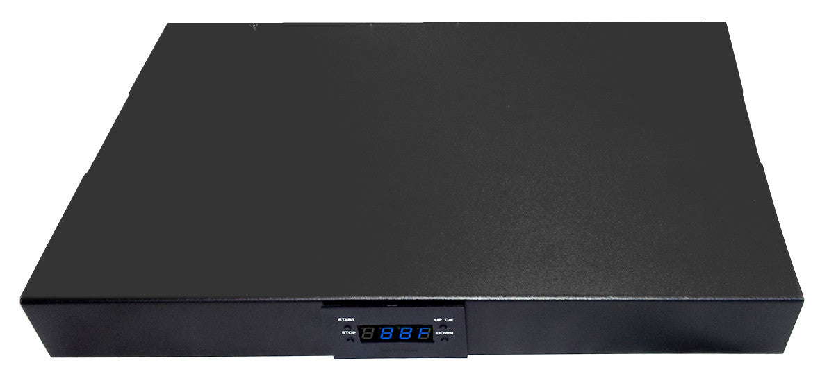 Programmable Thermostat Cooling Stand with LED Display & Dual 120mm Rear Blower Fans - Perfect for Laptop Cooling, Gaming Setups & Home Office Workstations