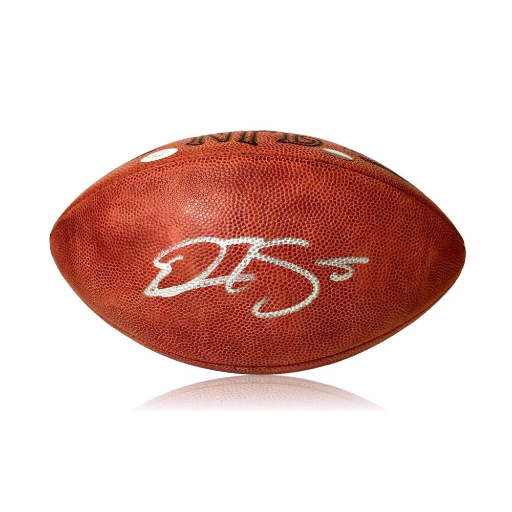 Authentic Donovan McNabb Signed Philadelphia Eagles Football with COA - Perfect for Sports Memorabilia Collectors and Eagles Fans Display