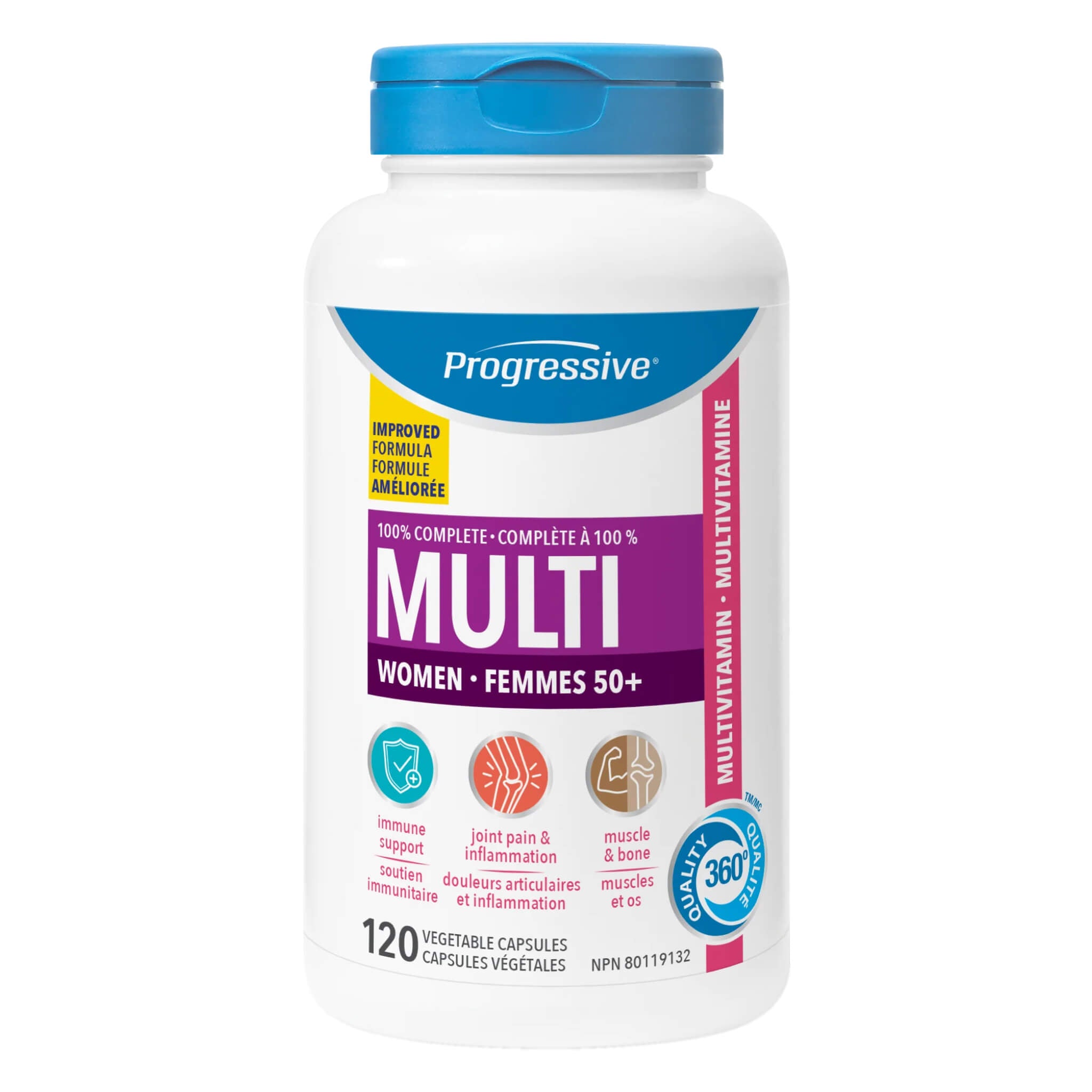 Best Multivitamin for Women Over 50 - Essential Daily Nutrients for Bone, Heart & Immune Health - Perfect for Active Lifestyles & Menopause Support