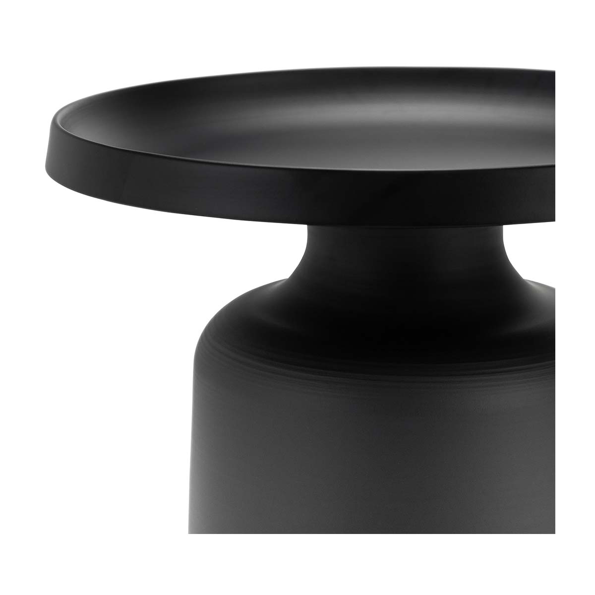 Javi Pedestal Tray Side Table - Modern End Table with Removable Tray Top for Living Room, Bedroom, or Office - Perfect for Holding Drinks, Books, and Decor