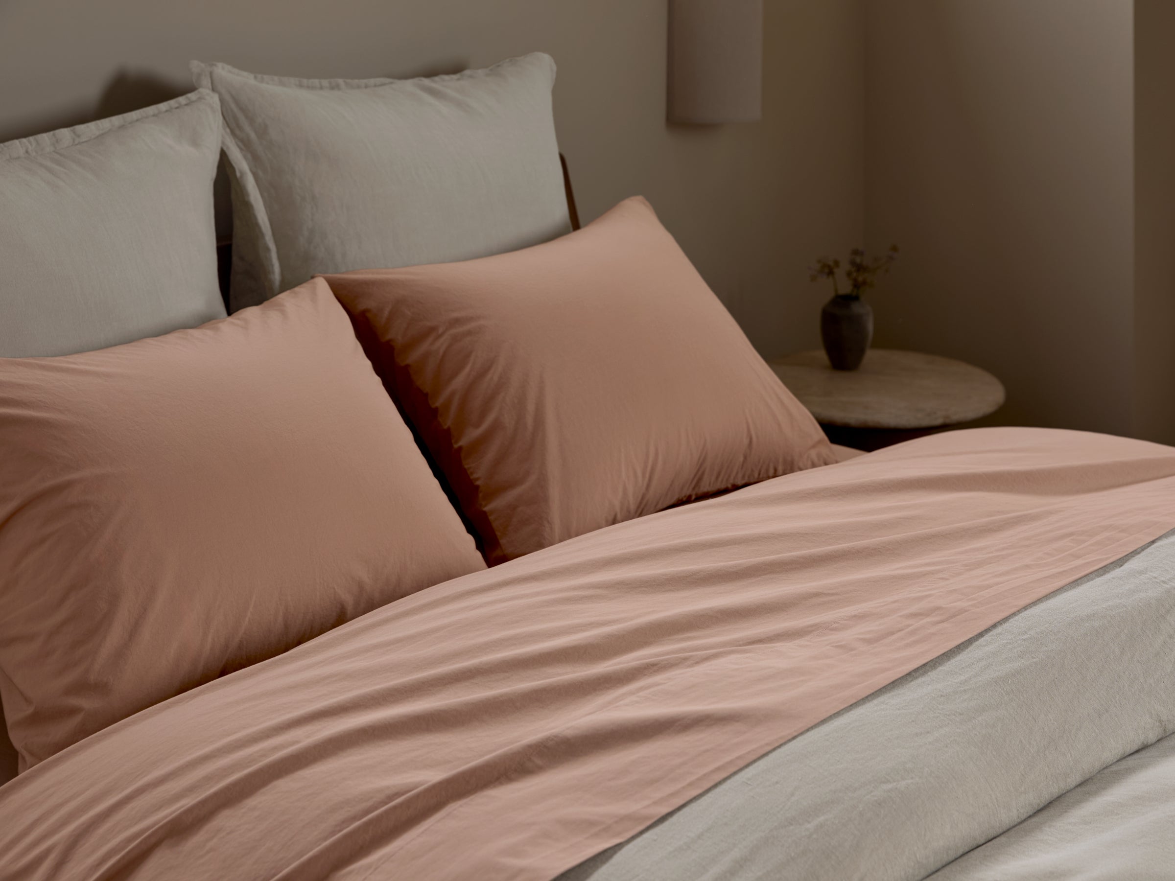 Premium 400 Thread Count Percale Sheet Set - King/California King Size - Soft & Breathable Cotton Bed Sheets for Cool & Comfortable Sleep - Perfect for Hot Sleepers & All-Season Use