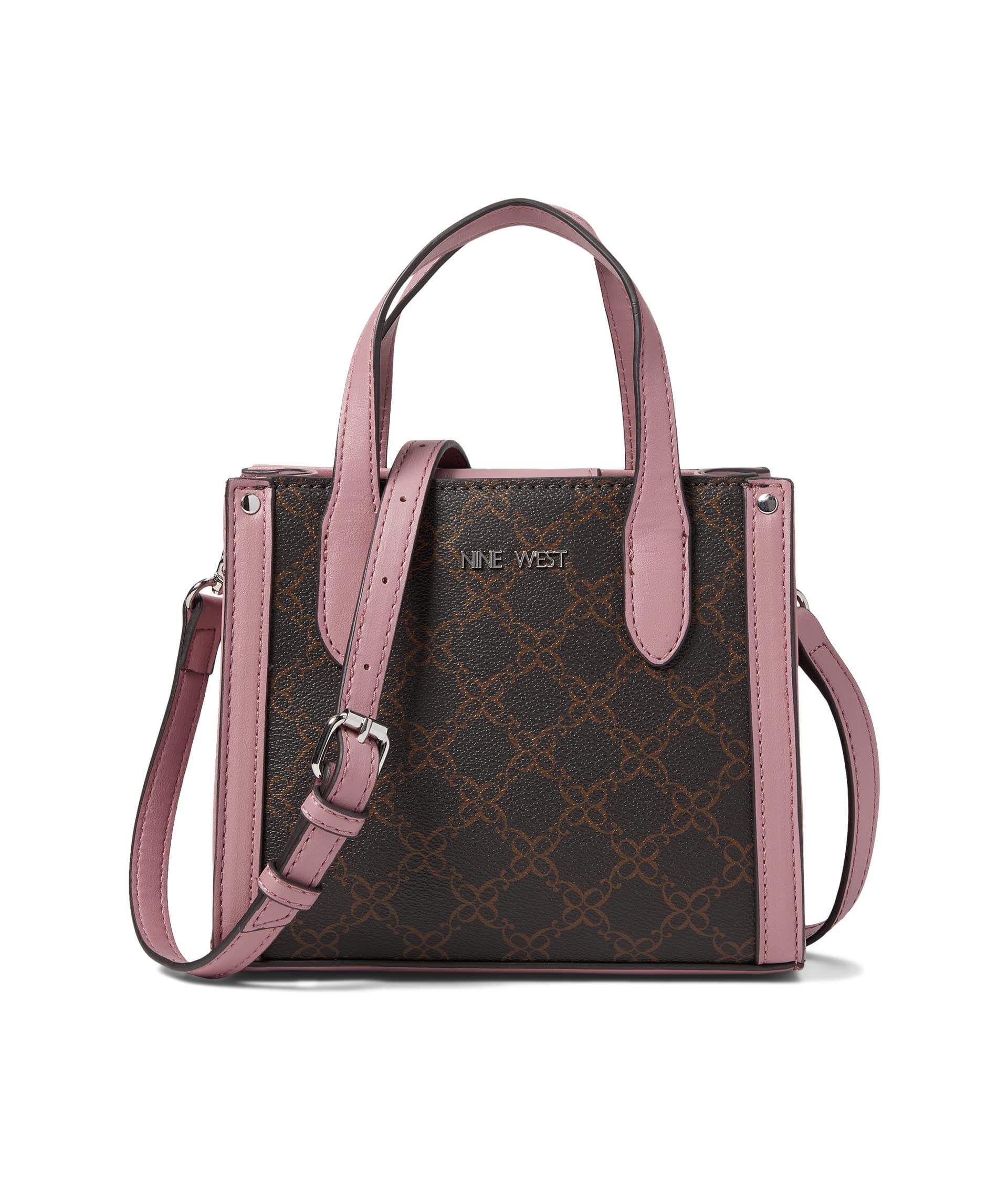 Nine West Candance Mini Tote Crossbody Bag for Women - Stylish Leather Shoulder Purse with Adjustable Strap, Perfect for Work, Travel & Everyday Use