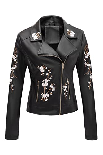 Black Short Floral Jacket