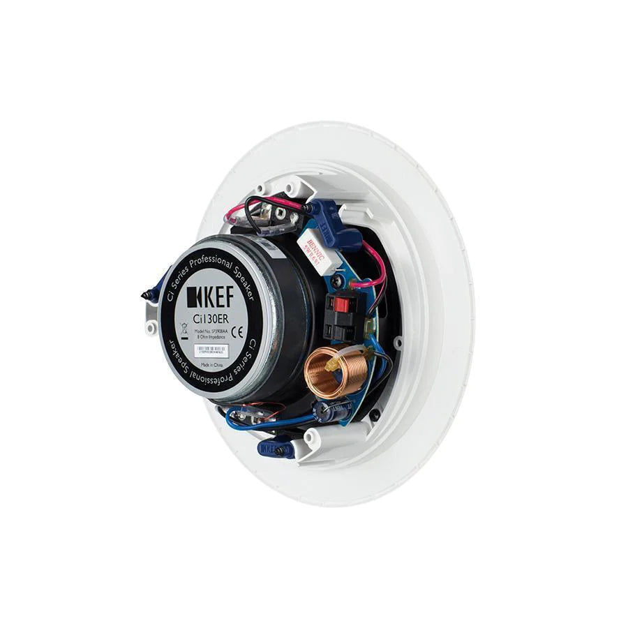 KEF Ci130ER 5.25-Inch In-Ceiling Speaker - High Performance Home Theater & Audio System for Living Room, Bedroom, Office