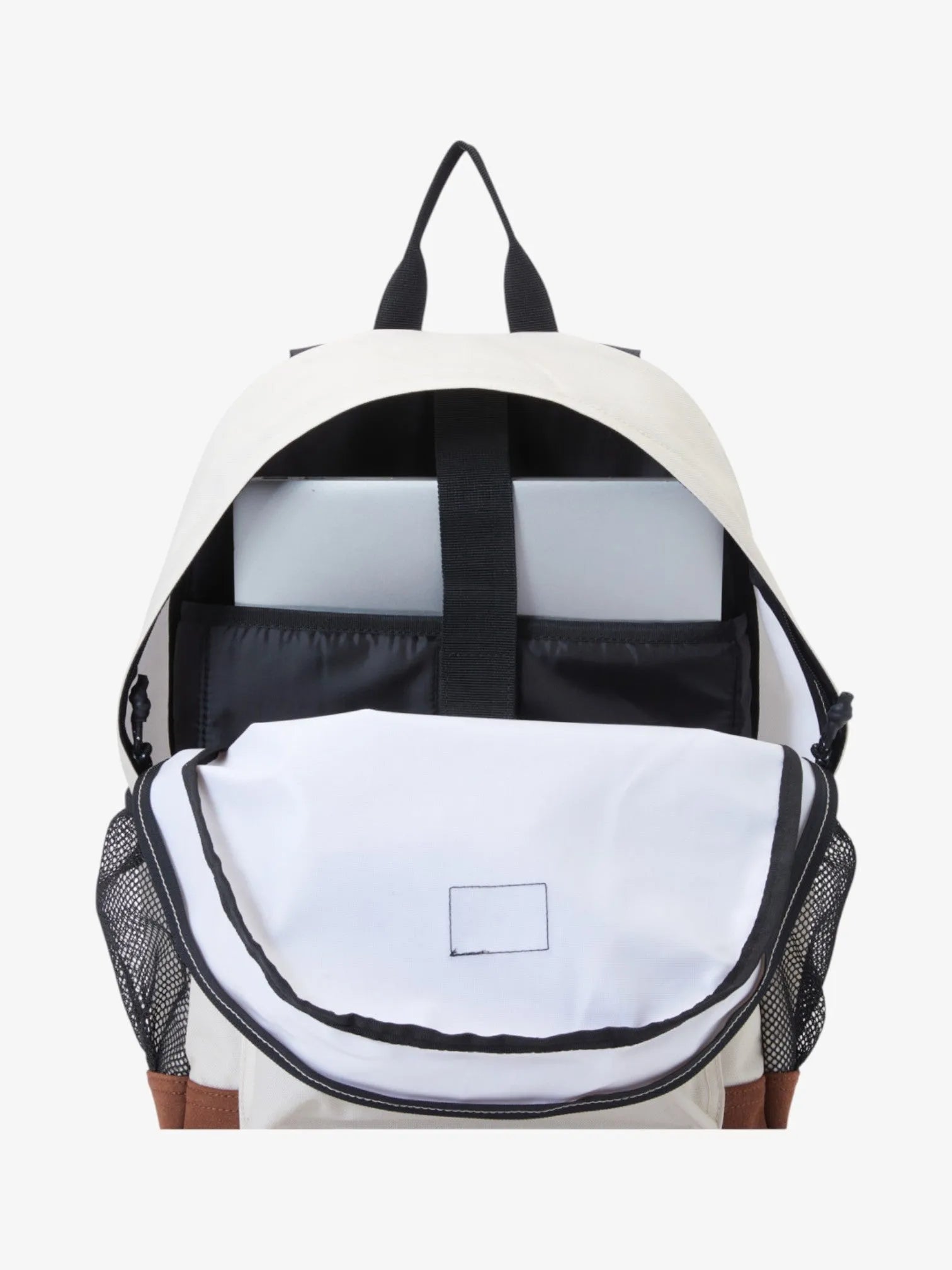 DC Backsider Core 4 Backpack - Beige & Black Logo - Stylish Laptop Bag for School, College, Travel & Outdoor Adventures