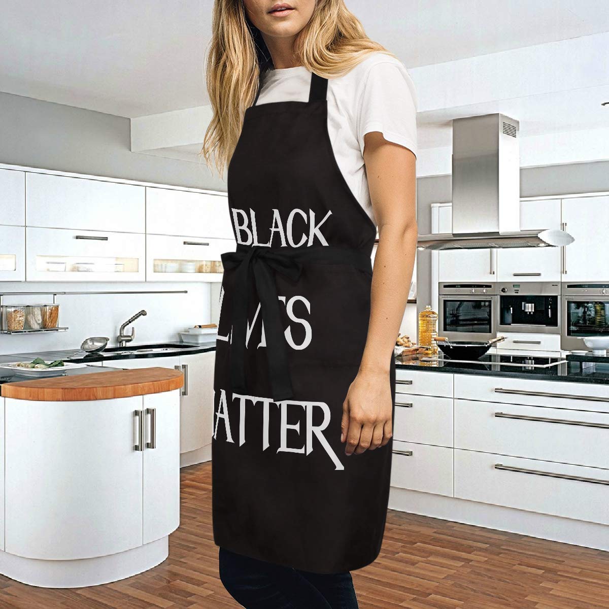 Aflyko Unisex Adjustable Kitchen Apron for Cooking, BBQ & Painting - 27.5
