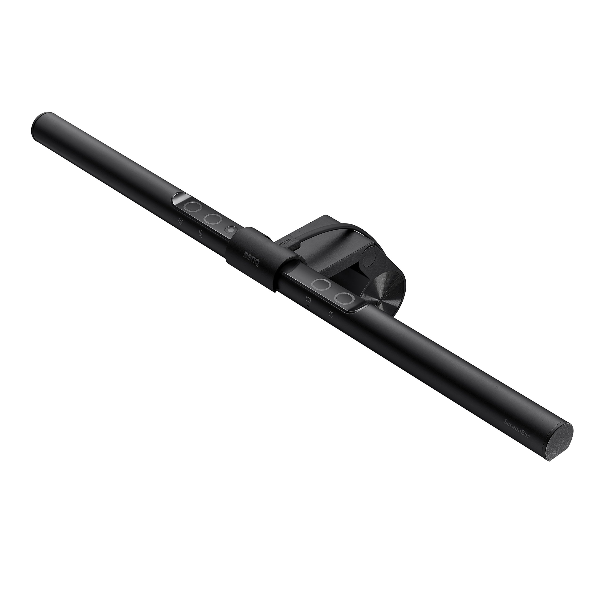 BenQ ScreenBar e-Reading LED Task Lamp - Auto-Dimming & Hue Adjustment, Matte Black USB Desk Light for Office & Home Workspace | Perfect for Computer Work, Studying & Night Reading