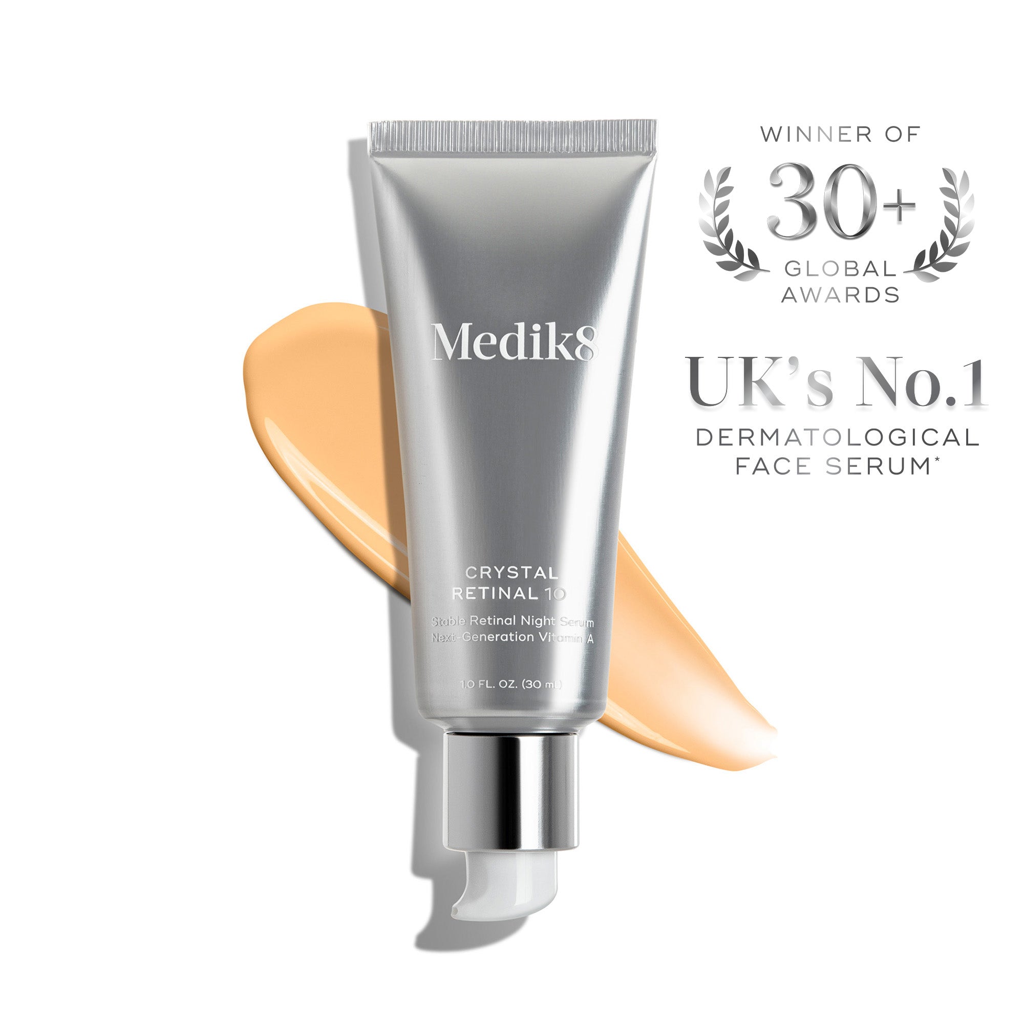 Professional Crystal Retinal Serum for Anti-Aging & Skin Rejuvenation | Vitamin A Skincare Treatment for Fine Lines & Wrinkles | Perfect for Nighttime Routine & Dermatologist Recommended