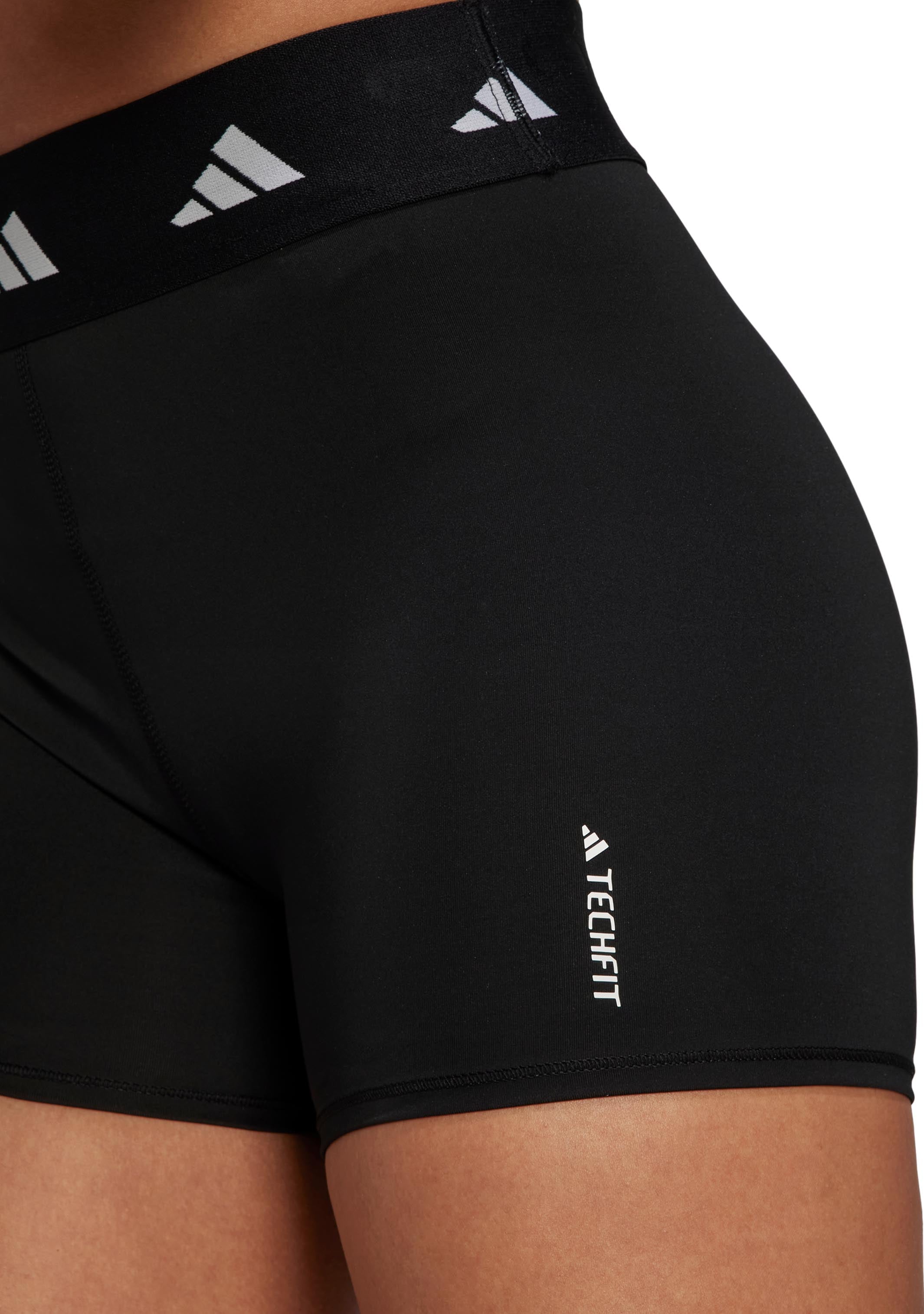Adidas Women's Tech Fit Running Shorts - Breathable Quick-Dry Workout Shorts for Gym, Jogging & Yoga | High Waist Athletic Shorts with Pockets