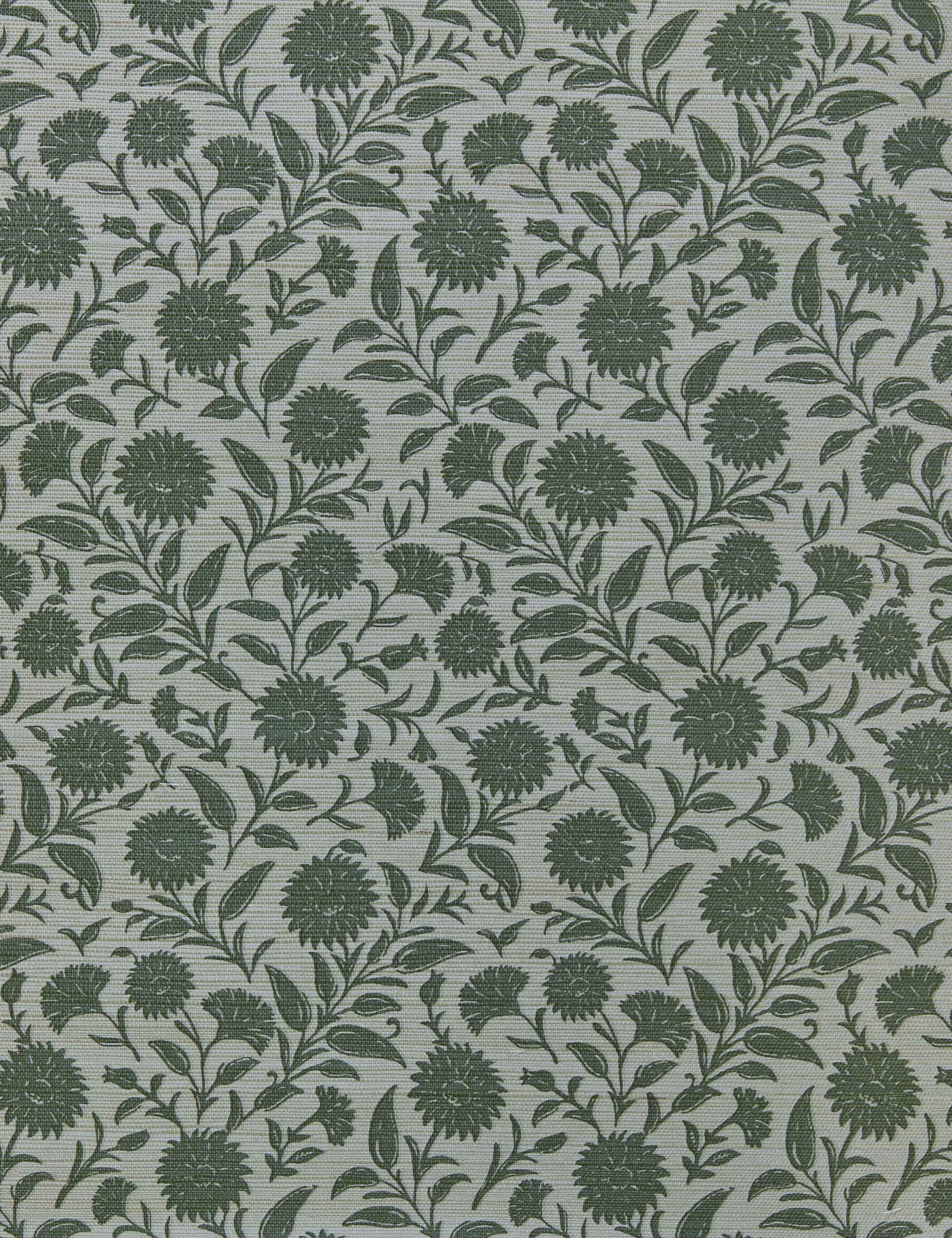 Premium Green Fransen Grasscloth Wallpaper Swatch - Natural Textured Wall Covering for Living Room, Bedroom & Office Decor