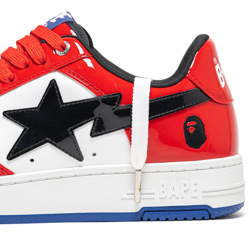 Bape Sta #1 M2 Red Sneakers - A Bathing Ape Streetwear Shoes for Men | Casual Wear & Urban Fashion Lifestyle