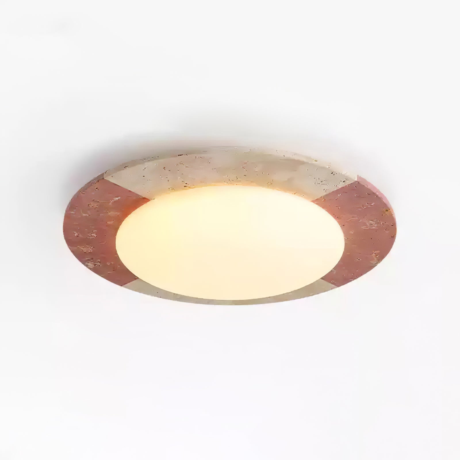 Celestial Travertine Ceiling Lamp - Modern Handcrafted Stone Pendant Light Fixture for Living Room, Bedroom, Dining Room & Kitchen Decor