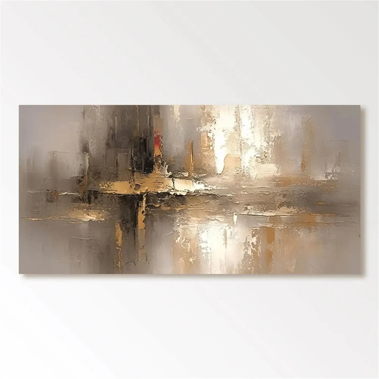 Abstract Painting #AB 257 - Modern Wall Art for Living Room, Bedroom & Office Decor | Large Canvas Artwork for Home & Commercial Spaces