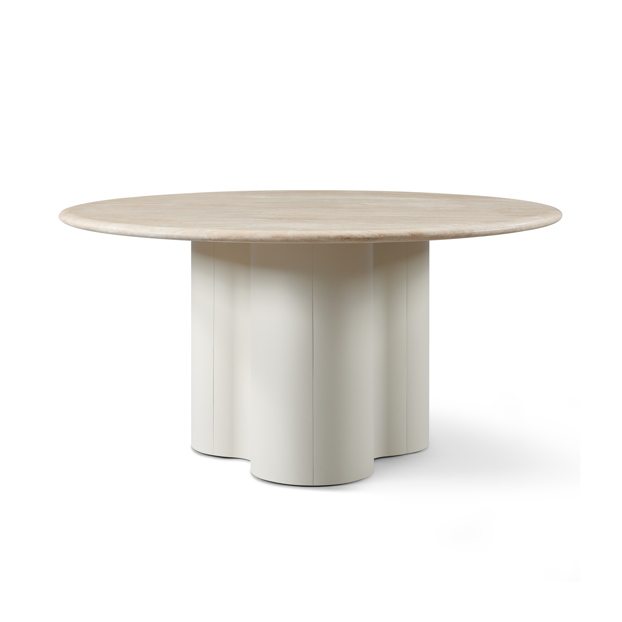 Porto 60 Inch Round Aluminum Dining Table - Outdoor Patio, Garden, Restaurant & Cafe Use