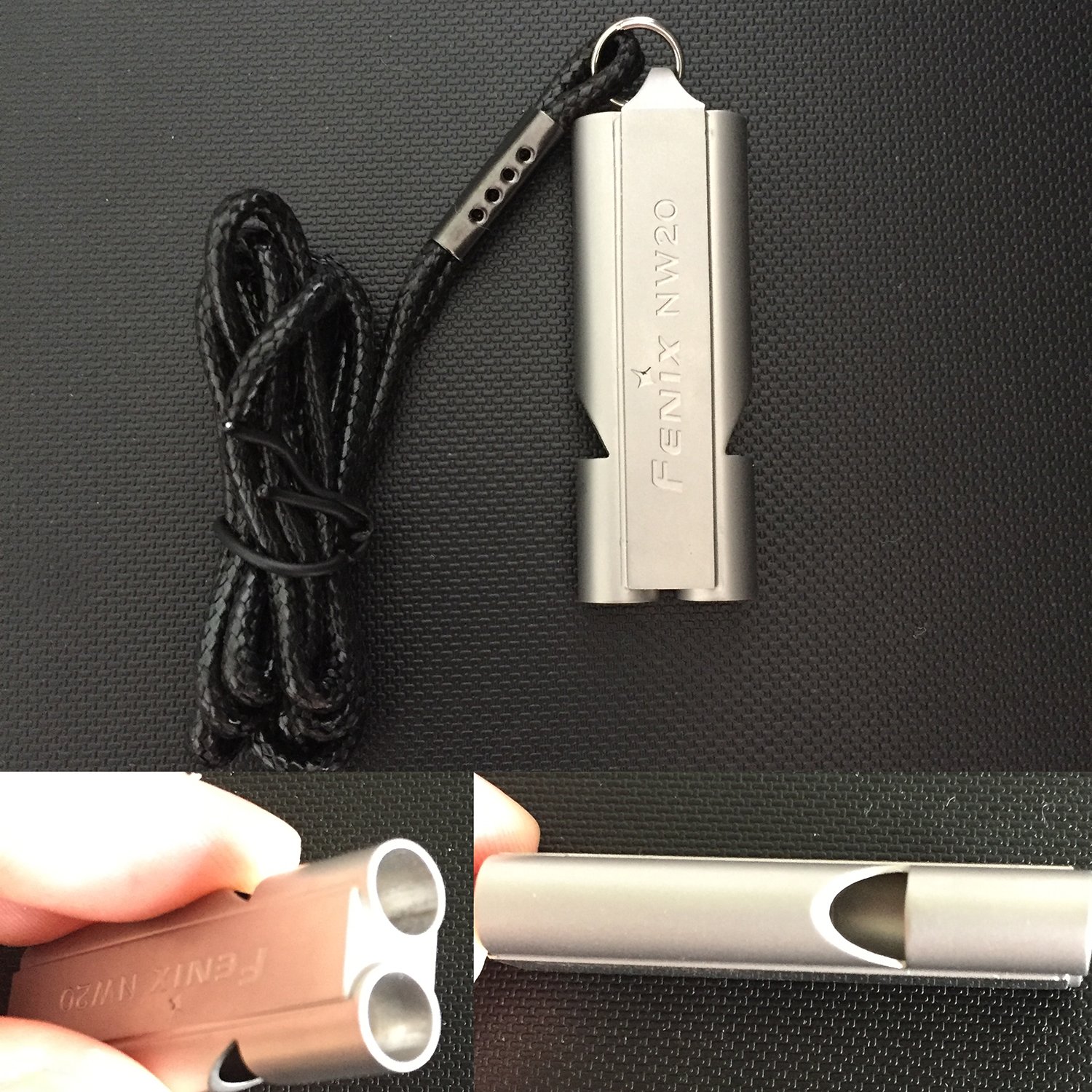 Fenix LED Flashlight with Life-Saving Emergency Whistle - Dual Power Source (USB-C & Batteries) for Camping, Hiking & Outdoor Survival Gear