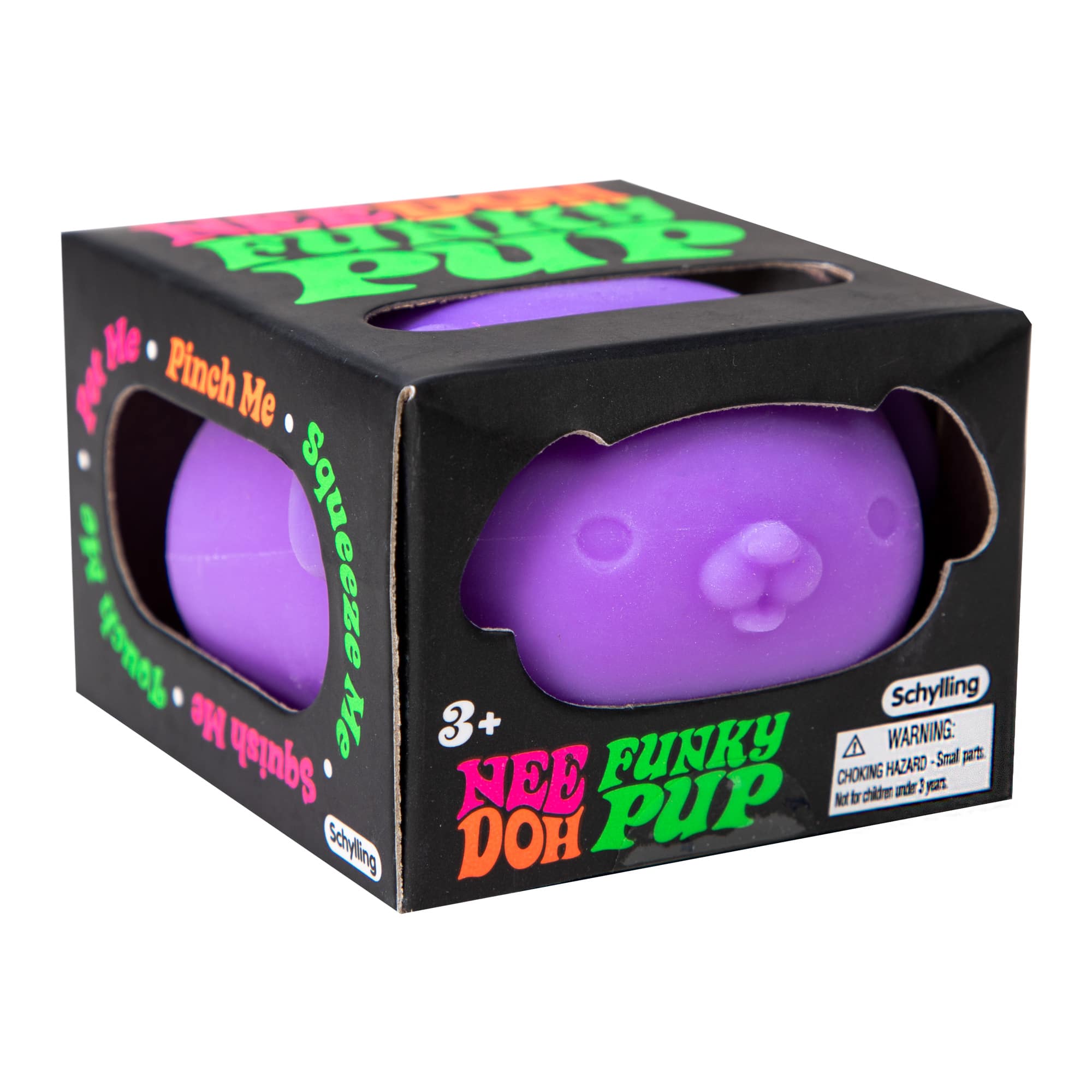 NeeDoh Funky Pup Stress Relief Ball - Squishy Sensory Fidget Toy for Kids & Adults - Perfect for Anxiety Relief, Focus, and Classroom Use