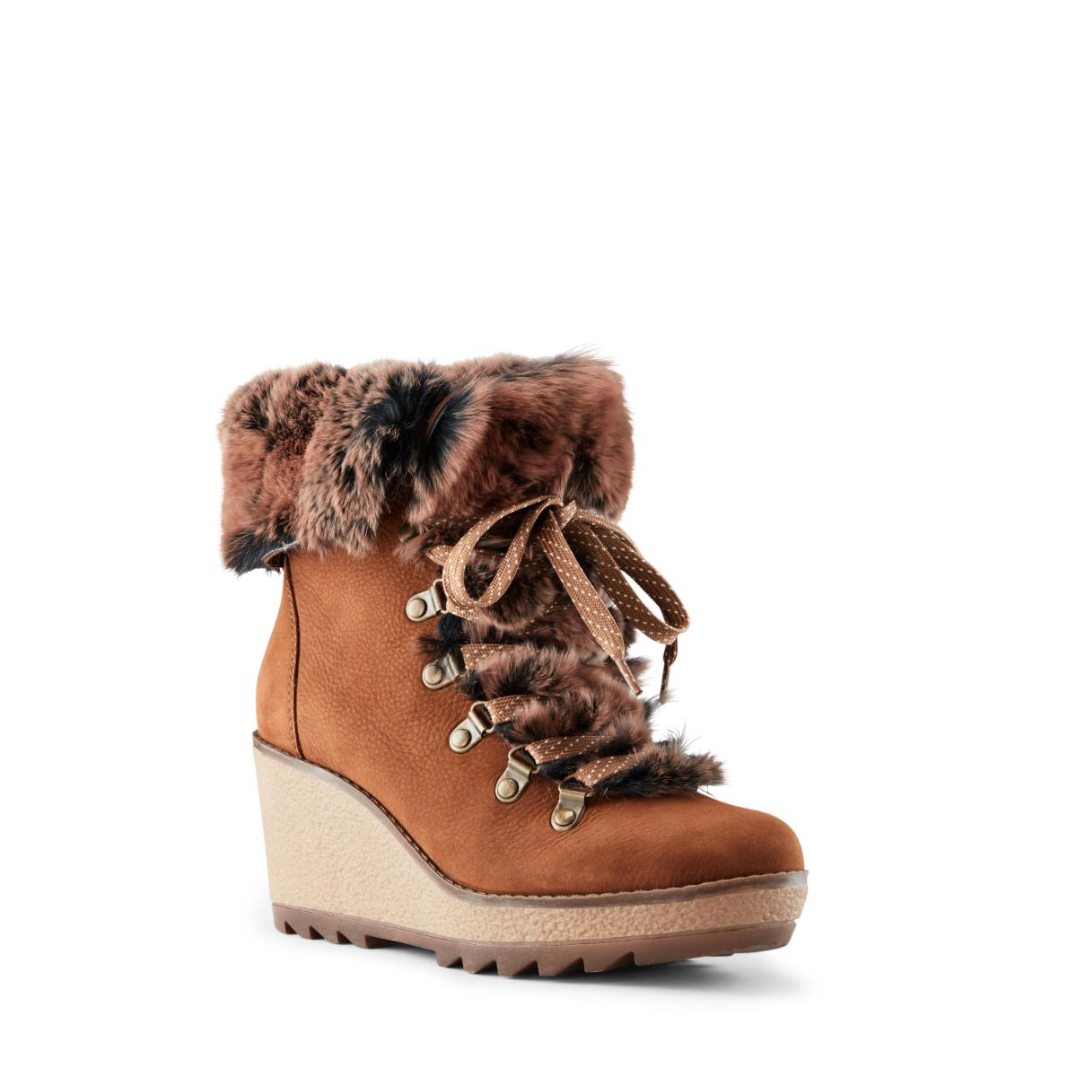 Cougar Women's Penelope Chestnut Leather Boots - Stylish & Comfortable Ankle Boots for Fall & Winter, Perfect for Casual Outfits, Work & Outdoor Activities